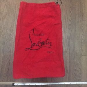 Christian louboutin red shoe dust bag